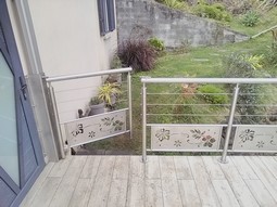 FCM porte, escalier, garde corps, rambarde, portail, balustrade, barreau, tonnelle, acier, alu, inox